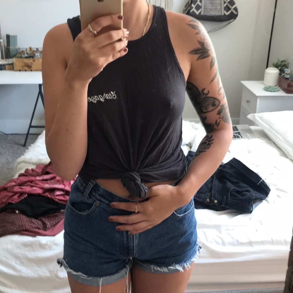 Super soft stretch knit tank